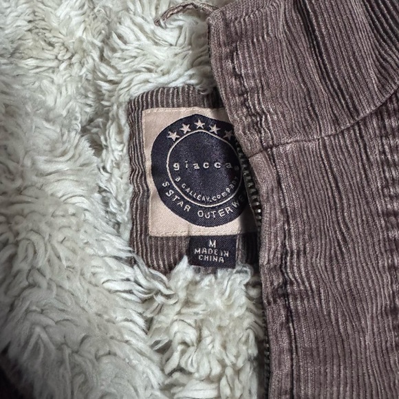 ❌SOLD❌ Y2K Brown Corduroy Lightweight Jacket - Picture 6 of 6